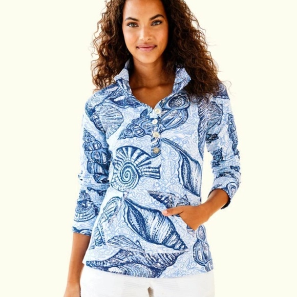 Lilly Pulitzer Captain Popover Sweater "Pop Up Stuffed Shells" - Picture 2 of 15